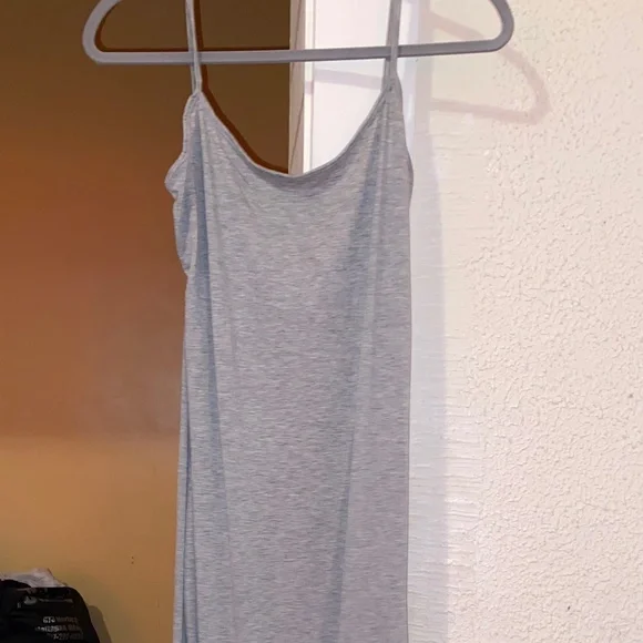 Grey Strappy Maxi Dress - Picture 1 of 2